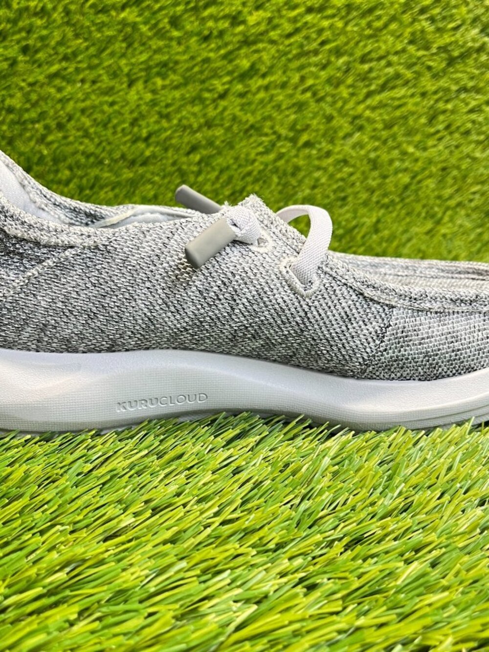 Kuru Draft Rento Womens Size 6.5 Gray White Casual Walking Outdoor Slip On Shoes - Picture 4 of 10